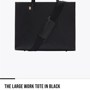 Beis Black Work Tote